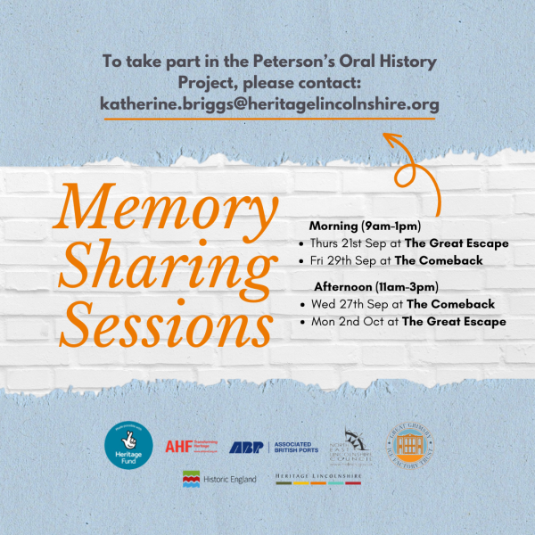 Memory Sharing Sessions for The Peterson's Oral History Project