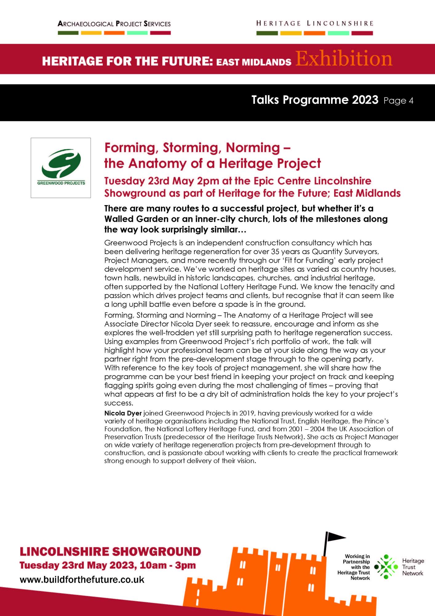 Forming, Storming, Norming – the Anatomy of a Heritage Project