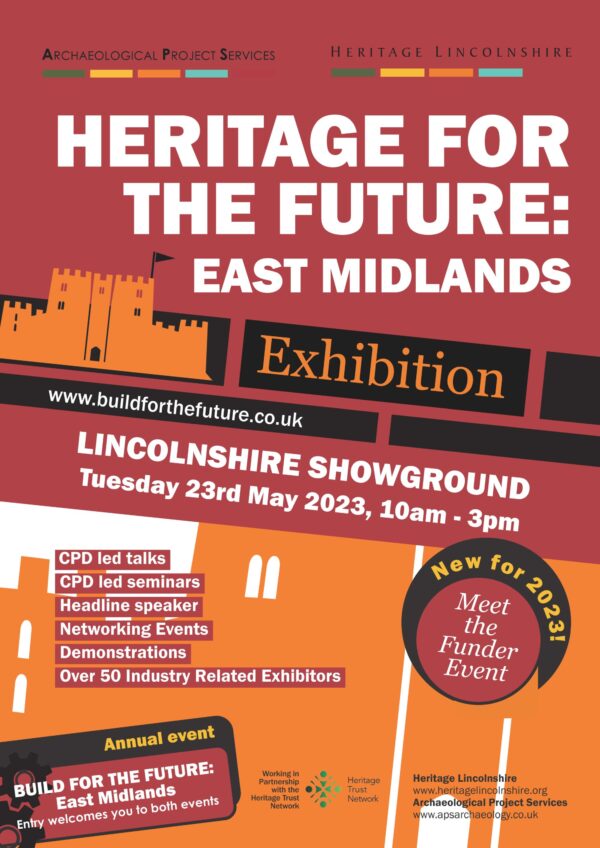 HTL Heritage for the Future East Midlands 2023 POSTER