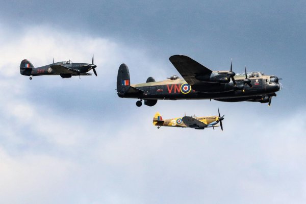 Merlin Roar by Andy Wash - 'As a photograph I feel that it captures a very historic part of  Lincolnshire. So many people in the county would have been  involved in some way during the war. I am sure that many many  people turn their eyes to the skies when they hear the roar of Merlin engines.' (RAF Coningsby)