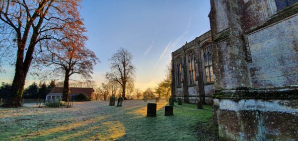 Nicola Spafford - Autumnal morning at the Collegiate Church of Holy Trinity in Tattershall
The photo was taken on a perfectly autumnal morning at the Collegiate Church of Holy Trinity in Tattershall. I love this time of year and feel the photo encapsultes everything I love about it: the leaves on the trees turning fiery colours; a frost on the ground; bright skies with plane trails; and the morning sun starting to creep in. I'm always dubious of taking photos in a graveyard (as I'd always want to be respectful) but I was drawn to the light here and how it lifted the darkness. Considering all of the aspects of the photo (the season, tone, location etc), I have simply called the photo: Autumn Light.