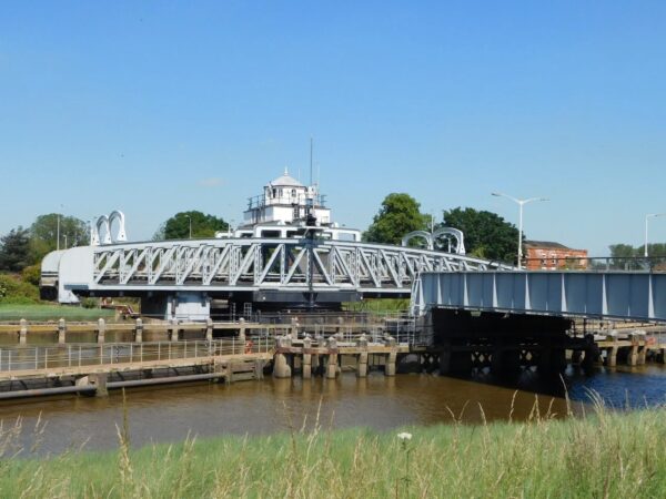 Susie Cook - Full Swing Ahead	
Cross Keys Swing Bridge – Sutton Bridge, Lincs
I love this iconic bridge , its still fully functional and essential to traffic between Lincolnshire and Norfolk. A proper welcome to Lincolnshire, recognisable landmark and much loved by locals. 