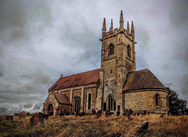 St Andrew's Abbey Church by Mark Baker - 'I pass the turning to the church regularly without visiting. One day my curiosity go the better of me and I made the effort to  turn onto the track and have a look. Its beautiful and sits so well  on its plot. I love the back wall that has gone wonky over time. A  powerful place to visit.' (Sempingham & Pointon)