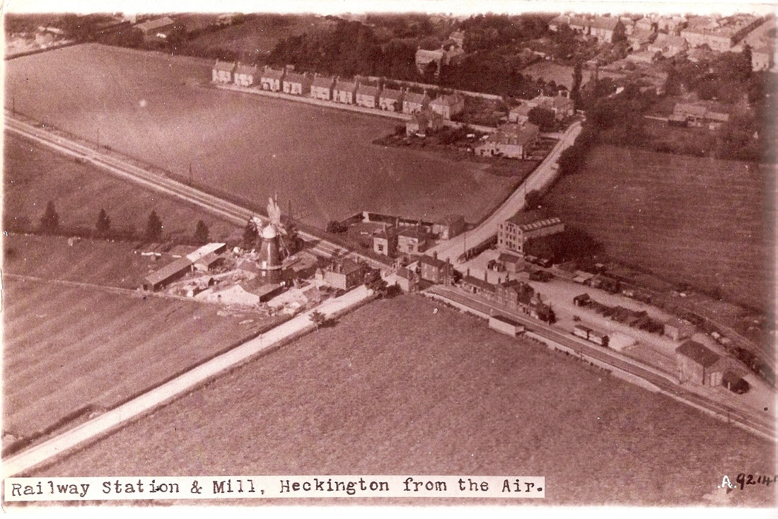 hes heckington windmill historic aerial photo